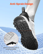 Cross Training Shoes, M Width Sneakers US Size 10, Wide Toe Box Shoes With Arch Support & Adjustable Lace-up, Training Shoes For Running, Gymnastics, Dog Walking, And Weightlifting (White)