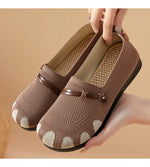 2025 Slip-On Casual Shoes for Women Soft Sole Spring New Style Walking Flats Ladies Leisure Comfortable Shoes Mom Sneakers