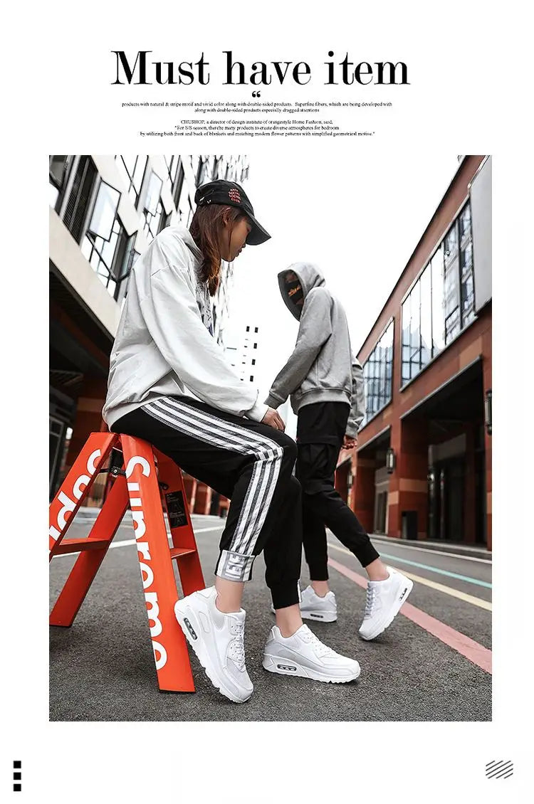 Men's Casual Breathable oes Women's Sneakers Air Cuion Comfortable Faionable round Toe Low Heel Rubber Outsole oes