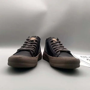High-Top Men's Leather oes Comfortable Breathable Spor Casual Sneakers Mid-Top Board oes Trendy Brand High Sensation