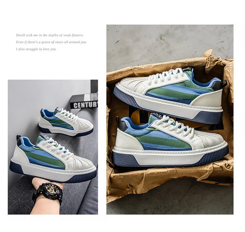Men's Slip-on Sneakers, Comfortable Low-top Canvas Breathable Casual Shoes, Soft-bottom Versatile Sports and Casual Shoes