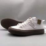 High-Top Men's Leather oes Comfortable Breathable Spor Casual Sneakers Mid-Top Board oes Trendy Brand High Sensation