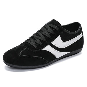 Fashion Men's Casual Sneakers Comfortable Non-slip Male Walking Running Shoes Breathable Lightweight Slip-on Suede Casual Shoes