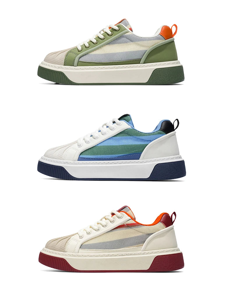 Men's Slip-on Sneakers, Comfortable Low-top Canvas Breathable Casual Shoes, Soft-bottom Versatile Sports and Casual Shoes