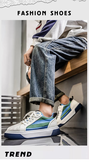 Men's Slip-on Sneakers, Comfortable Low-top Canvas Breathable Casual Shoes, Soft-bottom Versatile Sports and Casual Shoes