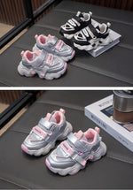 Kids Sneakers Soft Sole Breathable Children Running Shoes Non-slip Trendy 2025 New Students Sports Shoes Comfort for Boys Girls
