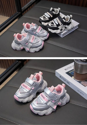 Kids Sneakers Soft Sole Breathable Children Running Shoes Non-slip Trendy 2025 New Students Sports Shoes Comfort for Boys Girls
