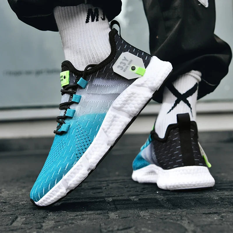 Unisex Mesh Sports Shoes  Lightweight, Comfortable Running & Walking Sneakers (Sizes 36–46)