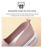 Women's Shoes 2025 Casual Sneakers Breathable Chunky Sole Pink Free Shipping