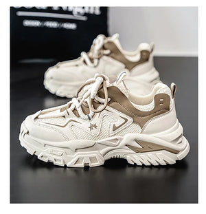 2025 New Classic Men's Sneakers High Help Thick Bottom Workwear Casual Shoes for Youth Outdoor Lightweight Sports Running Shoes