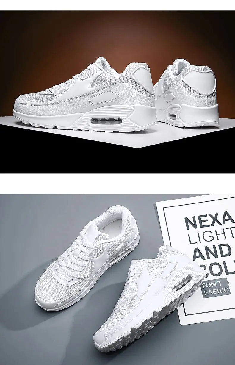 Men's Casual Breathable oes Women's Sneakers Air Cuion Comfortable Faionable round Toe Low Heel Rubber Outsole oes