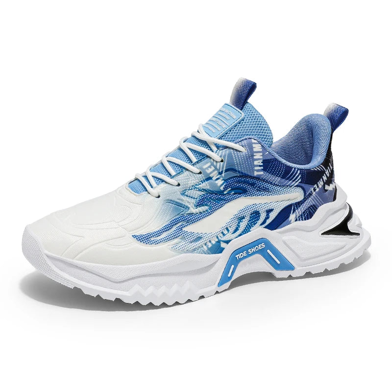 Fashionable  Trendy  Lightweight  and Versatile Men's Sneakers Luxury Shoes Sport Anti Slip  Wear-resistant and Rebound Shoes