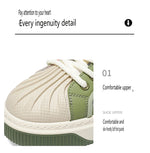 Men's Slip-on Sneakers, Comfortable Low-top Canvas Breathable Casual Shoes, Soft-bottom Versatile Sports and Casual Shoes