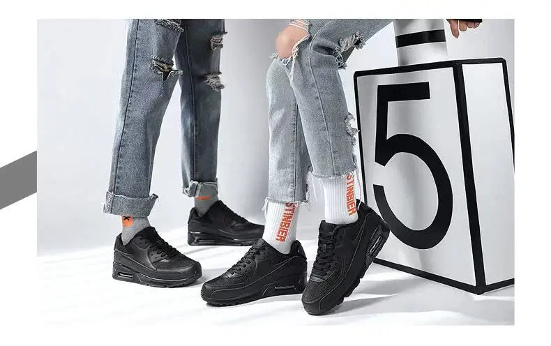 Men's Casual Breathable oes Women's Sneakers Air Cuion Comfortable Faionable round Toe Low Heel Rubber Outsole oes