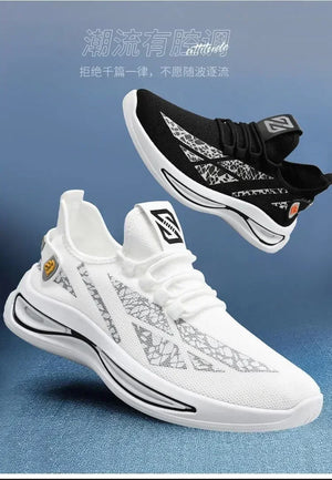 Mens Casual Sneakers Slip on Breathable Shoes  Athletic Outdoor Sport Running Shoes Comfortable Walking Training Tennis Shoes