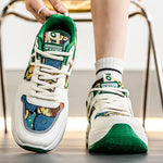 Mens Sneakers Thick Sole Anti Skid Wear-resistant 2025New Men's Casual Spring Shoes Breathable Man Footwear Fashion Comfortable