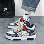 Classic White High Tops - Men's Casual Sneakers, Versatile Summer Shoes Free Shipping Breathable Height Increasing Massage