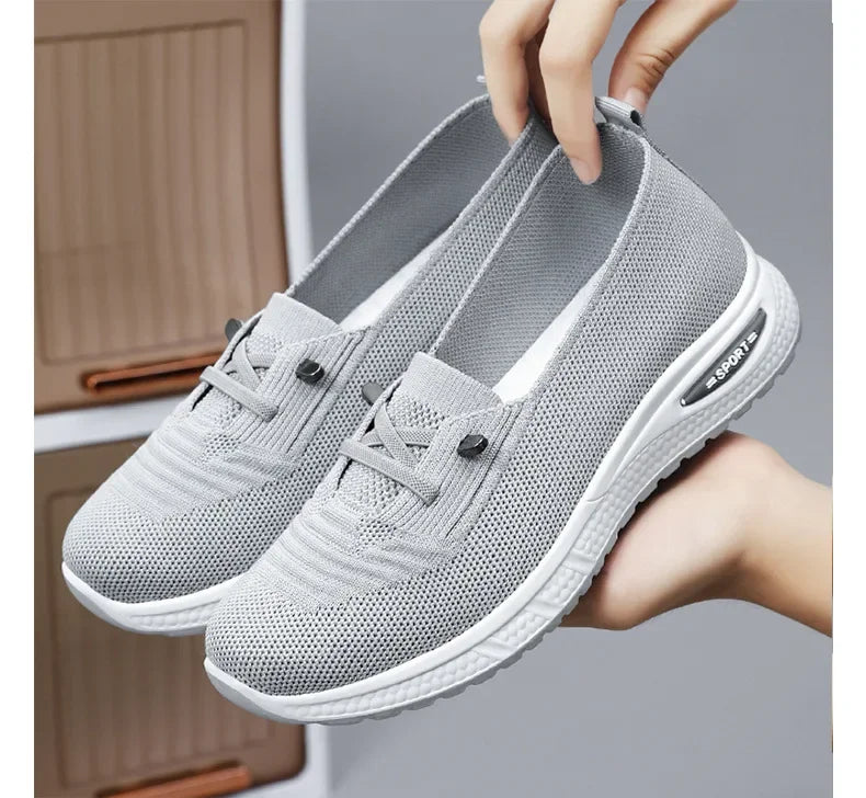 Women's Shoes 2025 Casual Sneakers Breathable Chunky Sole Pink Free Shipping