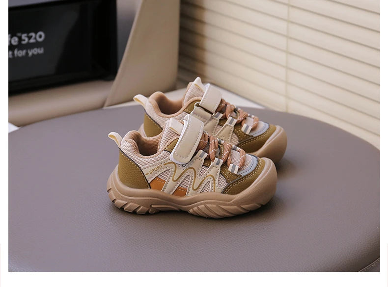 Sport Shoes For Children 2025 Trend Fashion Kid's Sneakers Ergonomics Soft-soled Boy's Girl's Running Shoes 22-30