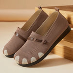 2025 Slip-On Casual Shoes for Women Soft Sole Spring New Style Walking Flats Ladies Leisure Comfortable Shoes Mom Sneakers
