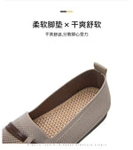 2025 Slip-On Casual Shoes for Women Soft Sole Spring New Style Walking Flats Ladies Leisure Comfortable Shoes Mom Sneakers
