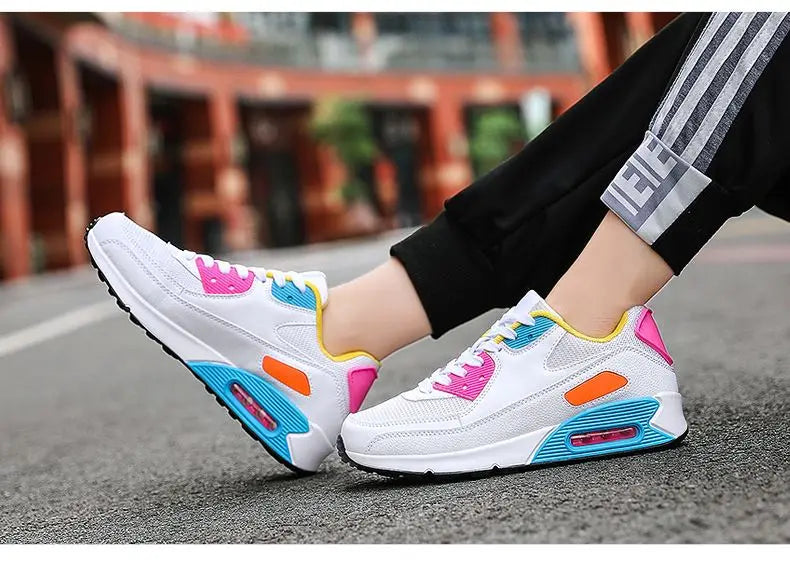 Men's Casual Breathable oes Women's Sneakers Air Cuion Comfortable Faionable round Toe Low Heel Rubber Outsole oes