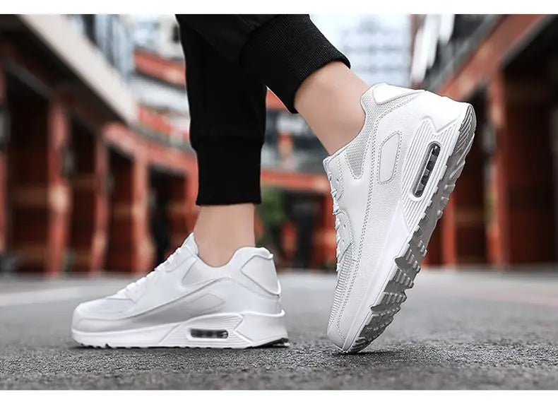 Men's Casual Breathable oes Women's Sneakers Air Cuion Comfortable Faionable round Toe Low Heel Rubber Outsole oes