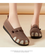2025 Slip-On Casual Shoes for Women Soft Sole Spring New Style Walking Flats Ladies Leisure Comfortable Shoes Mom Sneakers
