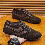 Fashion Men's Casual Sneakers Comfortable Non-slip Male Walking Running Shoes Breathable Lightweight Slip-on Suede Casual Shoes