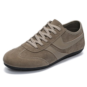 Fashion Men's Casual Sneakers Comfortable Non-slip Male Walking Running Shoes Breathable Lightweight Slip-on Suede Casual Shoes