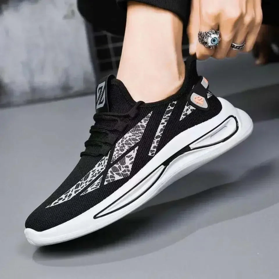 Mens Casual Sneakers Slip on Breathable Shoes  Athletic Outdoor Sport Running Shoes Comfortable Walking Training Tennis Shoes