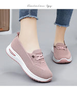 Women's Shoes 2025 Casual Sneakers Breathable Chunky Sole Pink Free Shipping