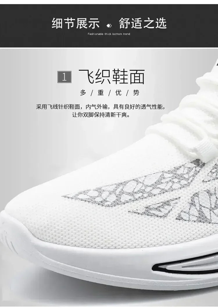 Mens Casual Sneakers Slip on Breathable Shoes  Athletic Outdoor Sport Running Shoes Comfortable Walking Training Tennis Shoes