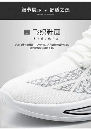 Mens Casual Sneakers Slip on Breathable Shoes  Athletic Outdoor Sport Running Shoes Comfortable Walking Training Tennis Shoes