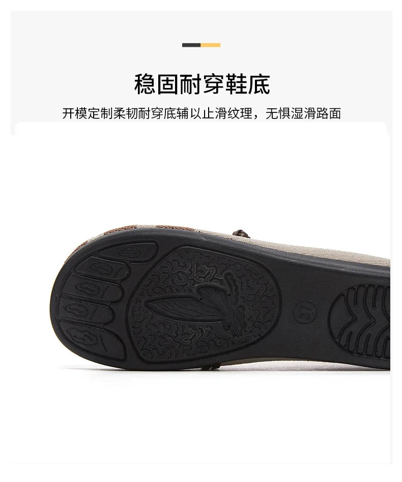 2025 Slip-On Casual Shoes for Women Soft Sole Spring New Style Walking Flats Ladies Leisure Comfortable Shoes Mom Sneakers