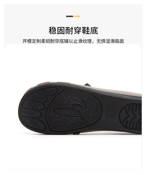 2025 Slip-On Casual Shoes for Women Soft Sole Spring New Style Walking Flats Ladies Leisure Comfortable Shoes Mom Sneakers