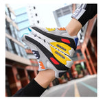 Men's Casual Breathable oes Women's Sneakers Air Cuion Comfortable Faionable round Toe Low Heel Rubber Outsole oes