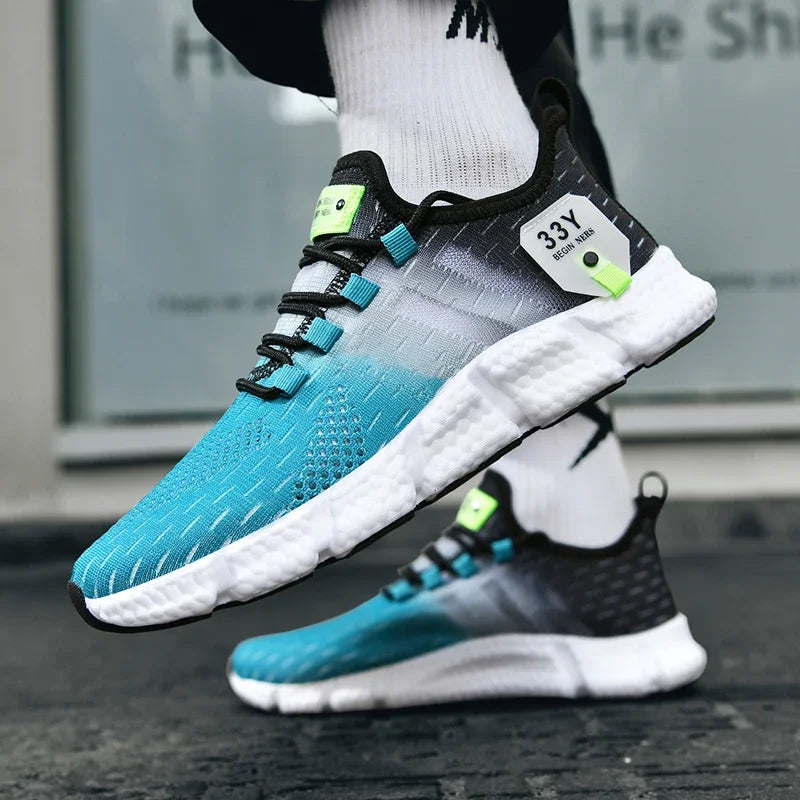 Unisex Mesh Sports Shoes  Lightweight, Comfortable Running & Walking Sneakers (Sizes 36–46)