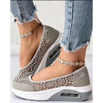 2025 Casual Contrast Lace Slip-on Sneakers Women Spring Autumn Round Toe Sports Running Shoes Femme Going Out Korean Style