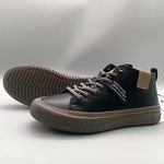 High-Top Men's Leather oes Comfortable Breathable Spor Casual Sneakers Mid-Top Board oes Trendy Brand High Sensation