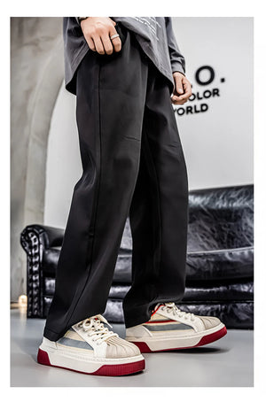 Men's Slip-on Sneakers, Comfortable Low-top Canvas Breathable Casual Shoes, Soft-bottom Versatile Sports and Casual Shoes