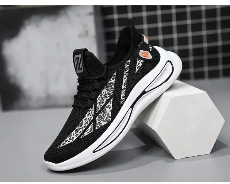 Mens Casual Sneakers Slip on Breathable Shoes  Athletic Outdoor Sport Running Shoes Comfortable Walking Training Tennis Shoes