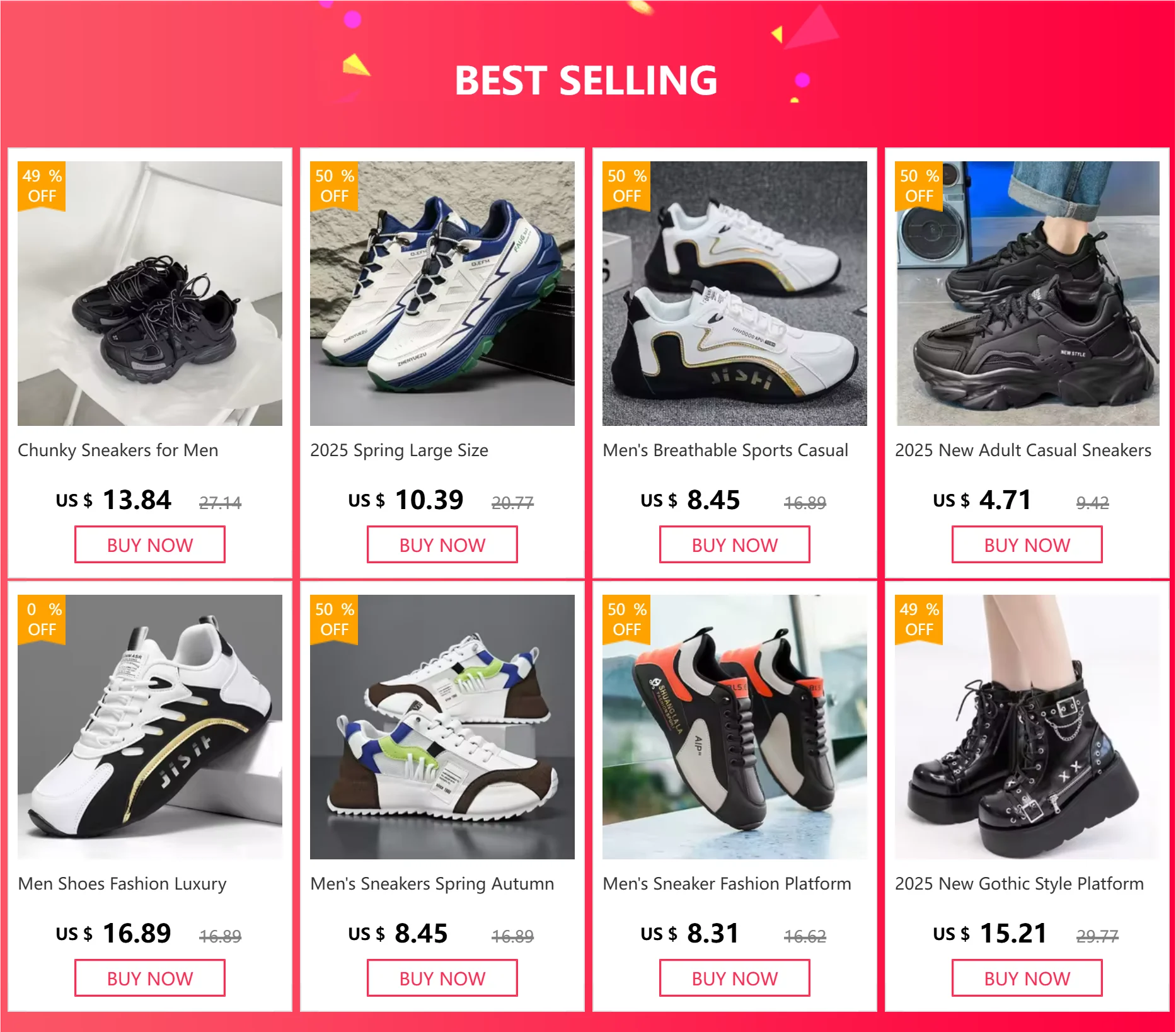 Classics Men's Shoes 2025 Fashion High Top Canvas Sneakers Platform Casual Shoes Man Lace-up Flats Men Non-slip Vulcanize Shoes