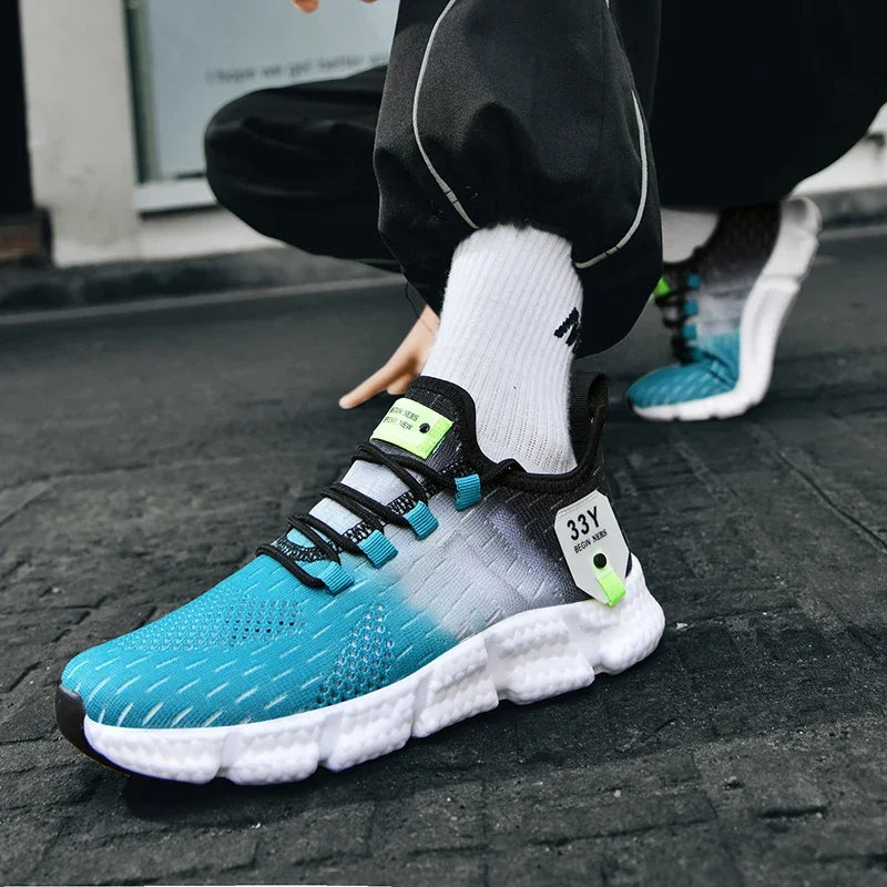 Unisex Mesh Sports Shoes  Lightweight, Comfortable Running & Walking Sneakers (Sizes 36–46)