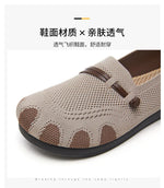 2025 Slip-On Casual Shoes for Women Soft Sole Spring New Style Walking Flats Ladies Leisure Comfortable Shoes Mom Sneakers