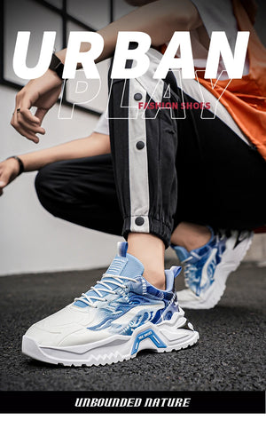 Fashionable  Trendy  Lightweight  and Versatile Men's Sneakers Luxury Shoes Sport Anti Slip  Wear-resistant and Rebound Shoes
