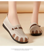 2025 Slip-On Casual Shoes for Women Soft Sole Spring New Style Walking Flats Ladies Leisure Comfortable Shoes Mom Sneakers