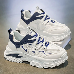 2025 New Classic Men's Sneakers High Help Thick Bottom Workwear Casual Shoes for Youth Outdoor Lightweight Sports Running Shoes