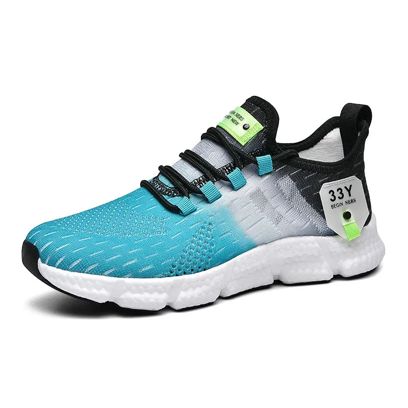 Unisex Mesh Sports Shoes  Lightweight, Comfortable Running & Walking Sneakers (Sizes 36–46)