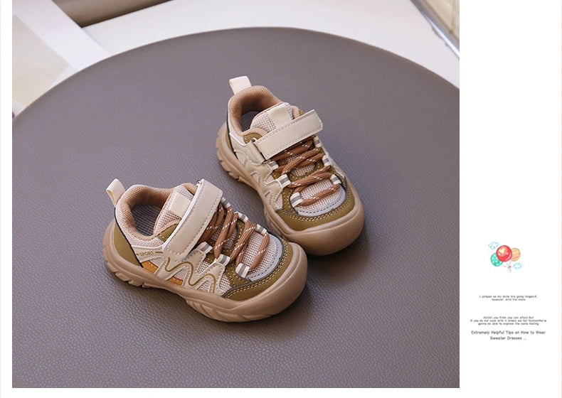 Sport Shoes For Children 2025 Trend Fashion Kid's Sneakers Ergonomics Soft-soled Boy's Girl's Running Shoes 22-30